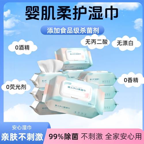 湿巾湿巾婴儿湿巾手口屁清洁专用带盖囤货湿巾纸学生宿舍湿巾