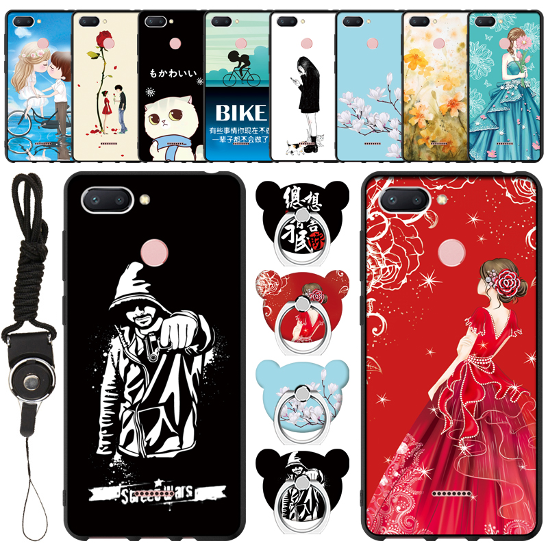 ºìÃ×6ÊÖ»ú¿Ç СÃ×Redmi 6±£»¤Ì×M1804C3CE/C/TÍâ¿Ça6¿¨Í¨ÊÖ»ú¿Ça22Ë͹ÒÉþhongmi¸öÐÔÍøºìhm6´´ÒâÎÄ×Ö¿ÇÄÐÅ®¿î