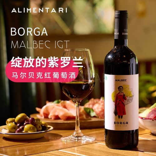 BORGA马尔贝克晚安红酒小酌微醺