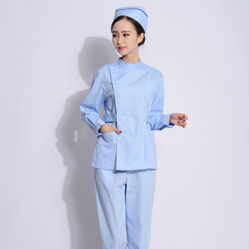 护士服夏装短袖套装医生服ICU导医牙科口腔科医生护士服冬装长袖_虎窝淘
