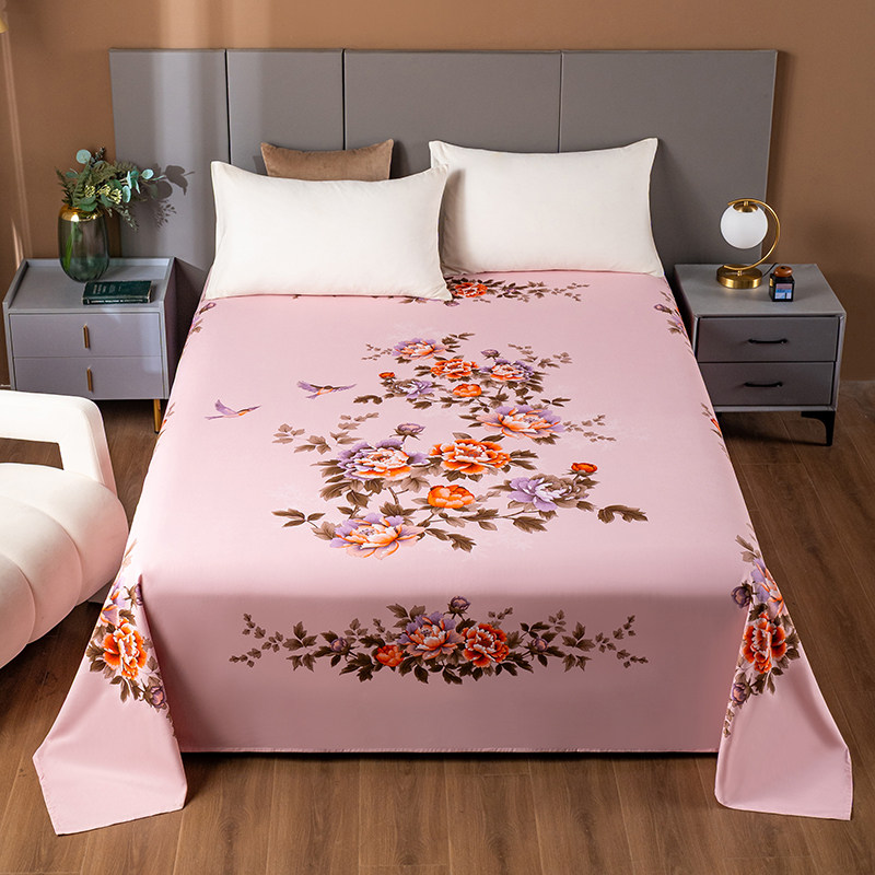 加厚纯棉床单单件a类老式国民老上海被单子100全棉亲肤柔软不起球