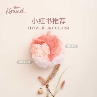 KRRAMEL洗澡搓背神器女士专用搓澡巾洗澡球沐浴球澡巾超柔软不散