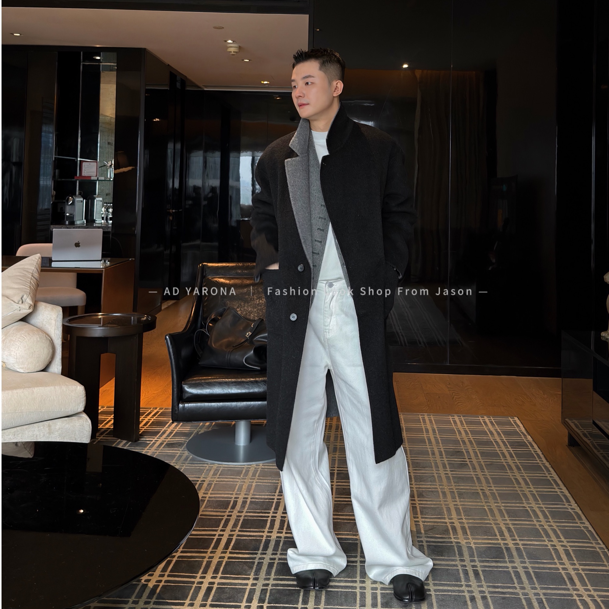 哥本哈根双面穿羊毛大衣