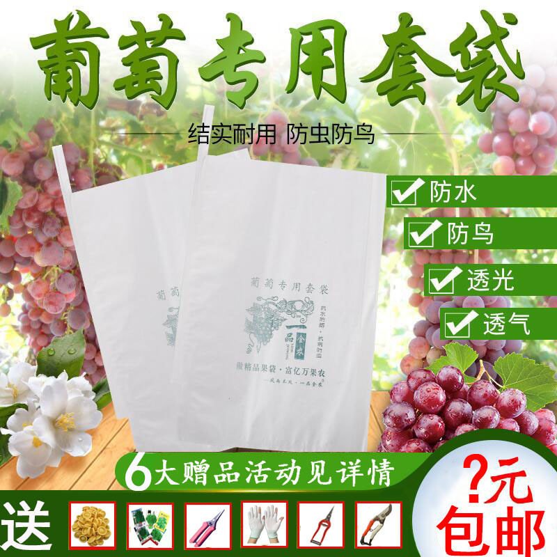 葡萄袋子防虫袋露天葡萄套袋果袋专用套袋防水套葡萄用纸袋育果袋