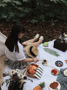 Fantasy Garden梦花园野餐垫户外便携防水防潮垫郊游草坪野餐地布