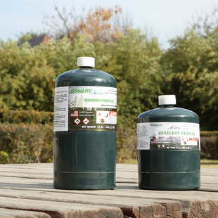 防爆自泄压固特丙烷气罐GAS户外炉具BRS兄弟野营高山高寒扁气罐