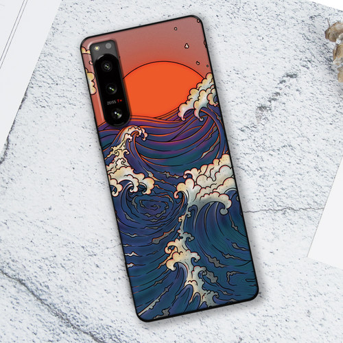 索尼xperia5iv橡胶全包手机壳