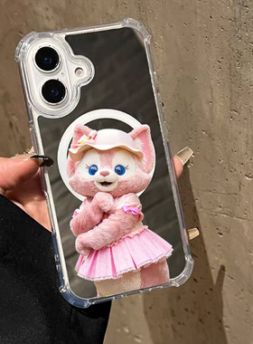 玲娜贝儿手机壳适用苹果iPhone17promax苹果16夏天镜面磁吸华为Mate70治愈小米15水蜜桃14可爱三星S25U少女心