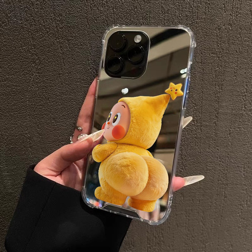 肥黄鹏达星星人手机壳适用iPhone17pro max镜面苹果16pro1312蜜桃臂OPPOReno14招财三星S25华为P80VIVO小米15