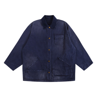 风男女同款 小三角LOGO复古做旧休闲工装 25早秋新款 外套 INSIST