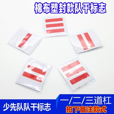 少先队标志臂章小队长中队长大队长队委一道杠二道杠三道杠别针