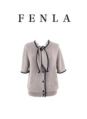 【惠姐私服】休闲宽松蝴蝶结简约百搭针织无袖背心马甲 83525