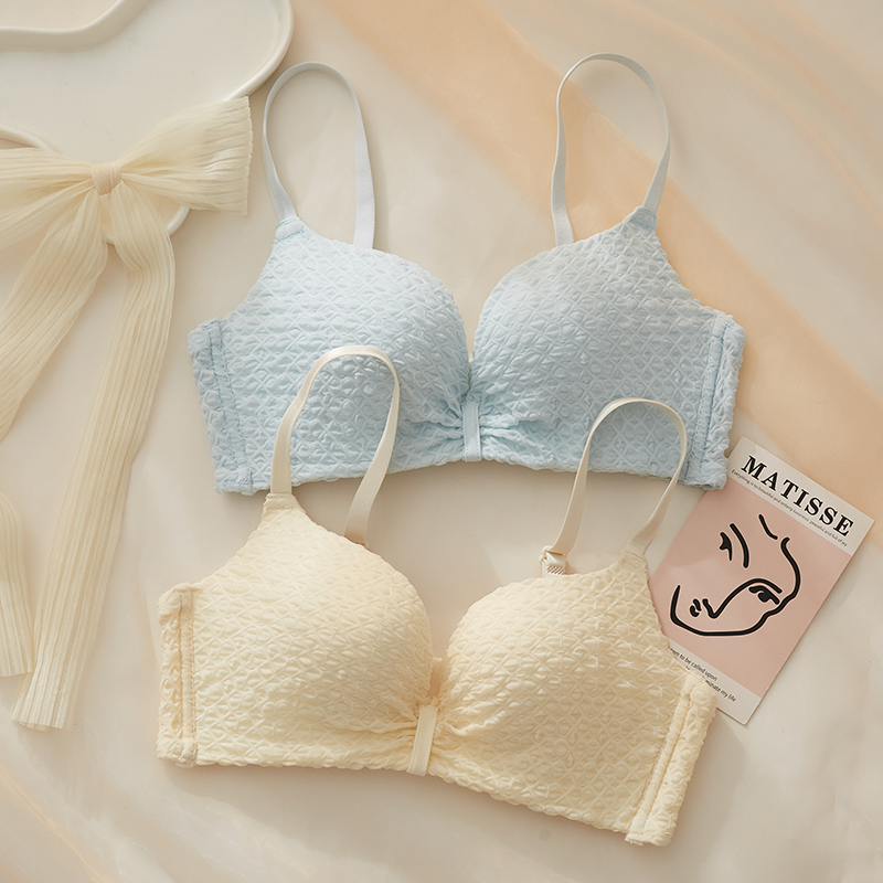 无痕内衣女薄款小胸聚拢无钢圈