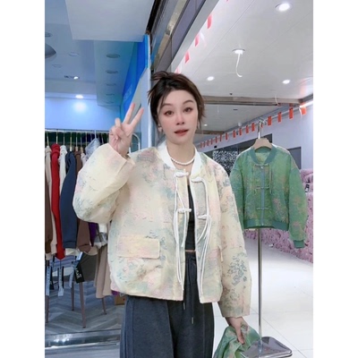 M·梦老板新国风刺绣轻薄外套