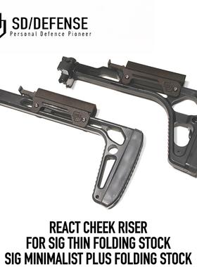 MINIPLUS托/thin托专用REACT可调式托腮垫[时定防卫SDDEFENSE]