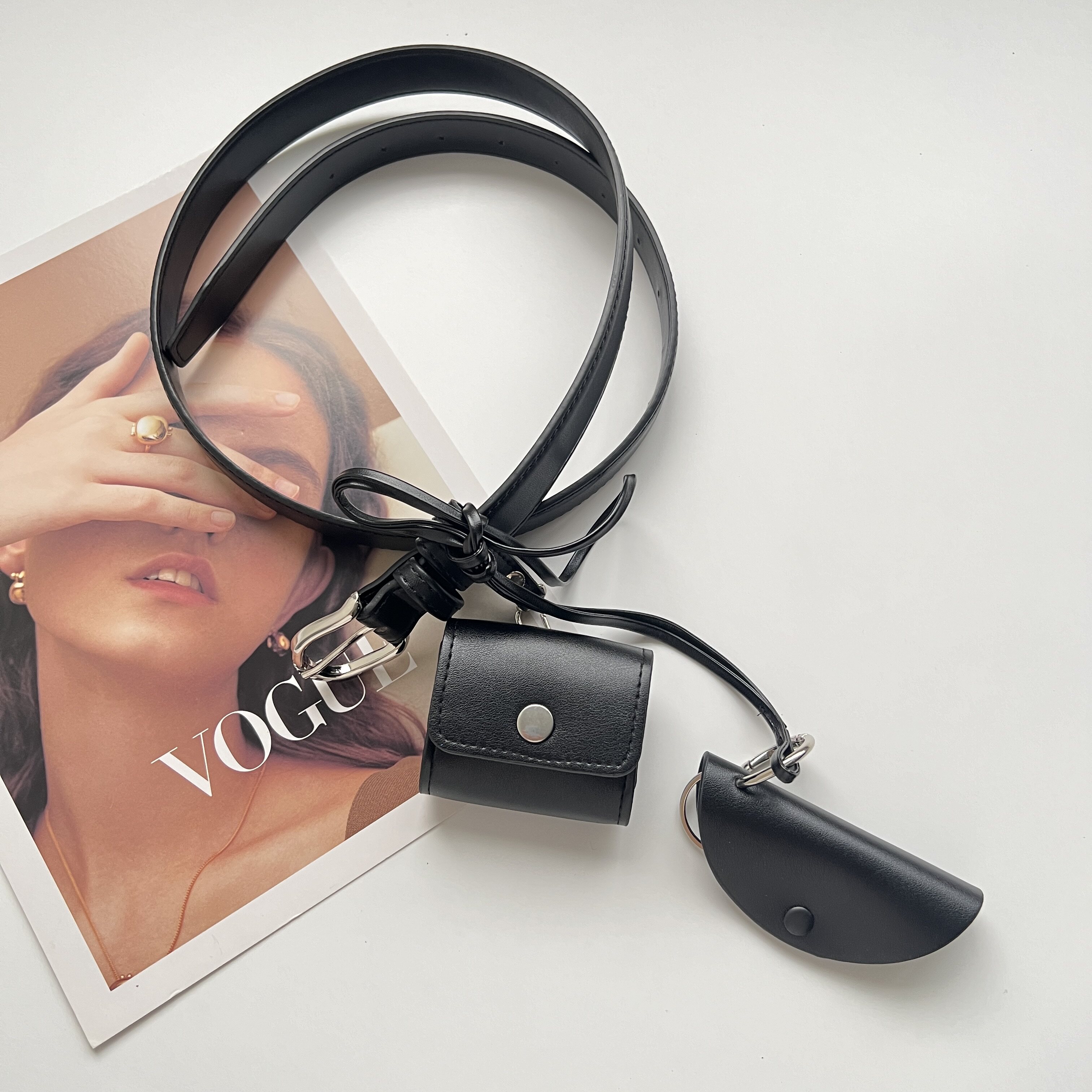 韩国东大门腰包挂坠腰带女夏新款百搭ins高级感迷你子母包零钱包