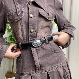 y2k美式腰带女2025新款街头字母皮带韩版百搭ins风牛仔裤带高级感