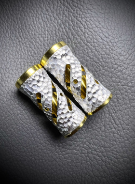 水滴轮握丸 陨石坑握丸雕刻  纺车轮握丸改装摇臂 刹车2-2