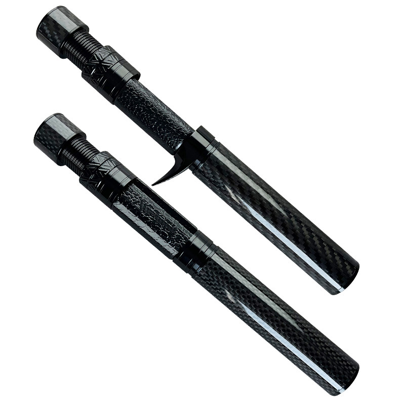 微物路亚竿 枪柄 直柄 便携 筏钓竿 弹射鱼竿 碳素冰钓竿把手 566
