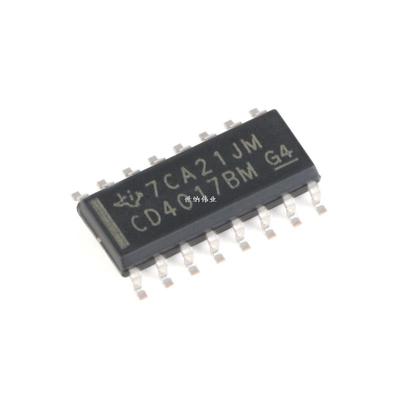 原装正品 CD4017BM96 SOIC-16 10个解码输出的CMOS十进制计数器