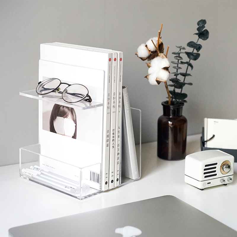 亚克力黑色透明板桌面办公用品