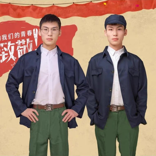 80年代怀旧衣服学生演出服