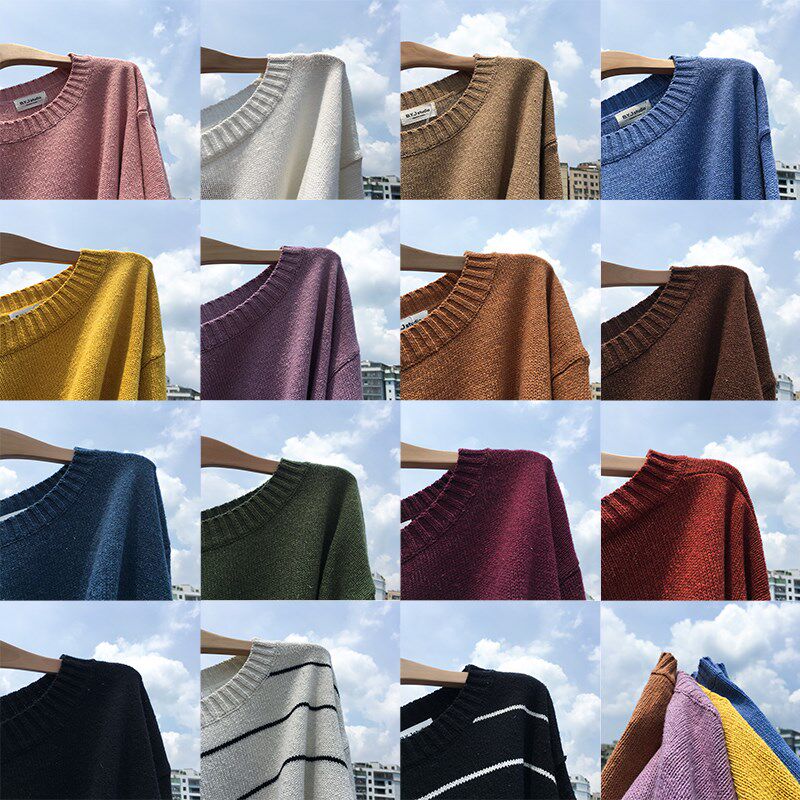girl student Long sleeve jacket Spring and autumn season 2020 The new female Korean ins Easy Lazy wind Socket sweaterin the Women's clothing/Boutique , Sweaters  category - from Buy2taobao.com to provide professional Taobao agent buy service