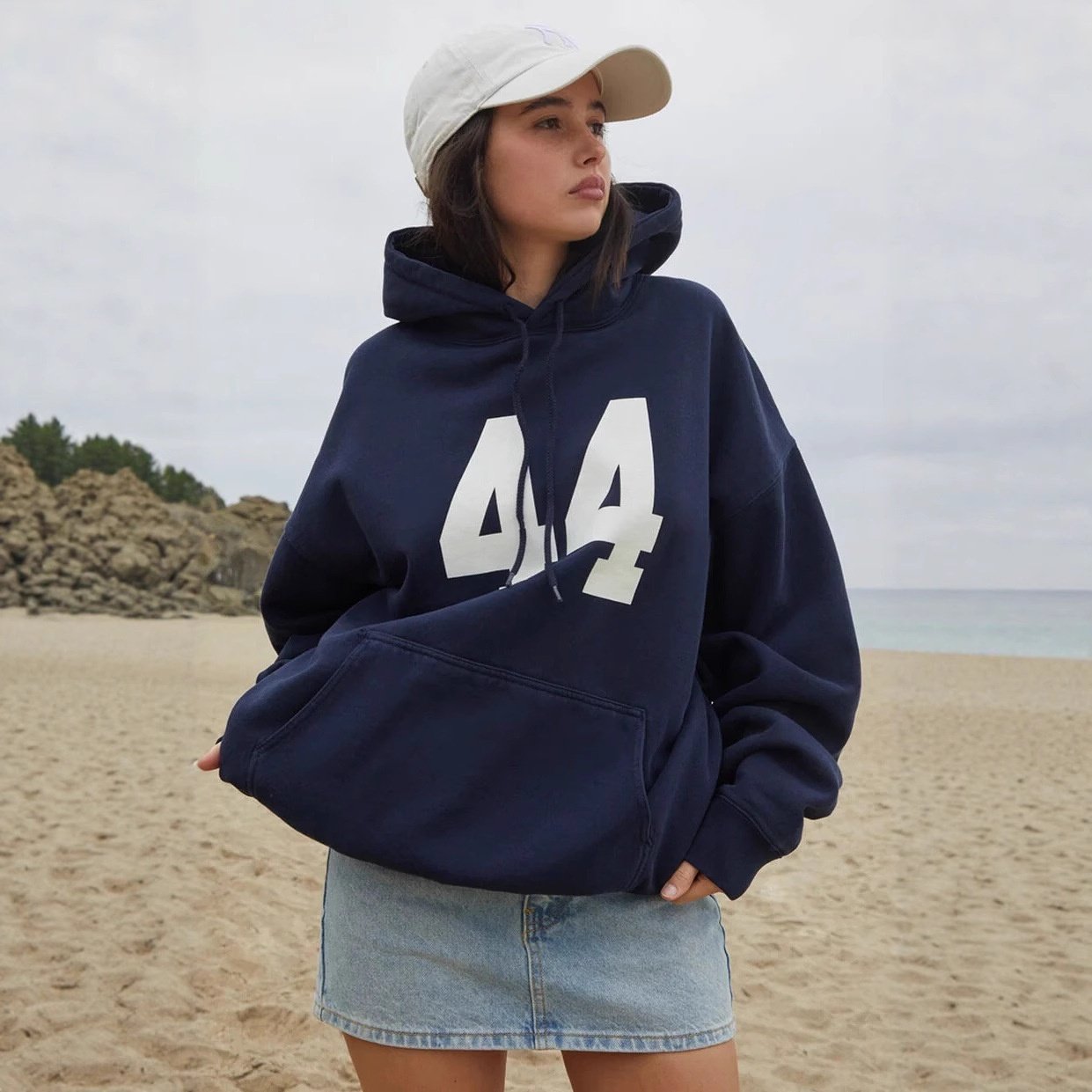 美式连帽卫衣男女款宽松套头连帽衫数字印花休闲百搭外套街头潮人,女装/女士精品,卫衣/绒衫,淘宝优惠券,粉丝福利购,淘宝优惠卷