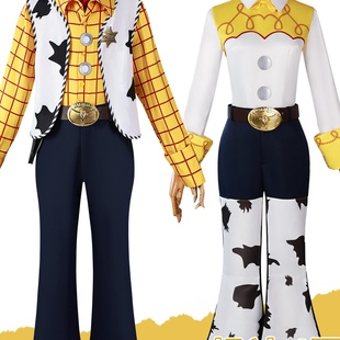 玩具总动员胡迪cos Woody牧羊女BoPeep翠丝万圣节cosplay服装