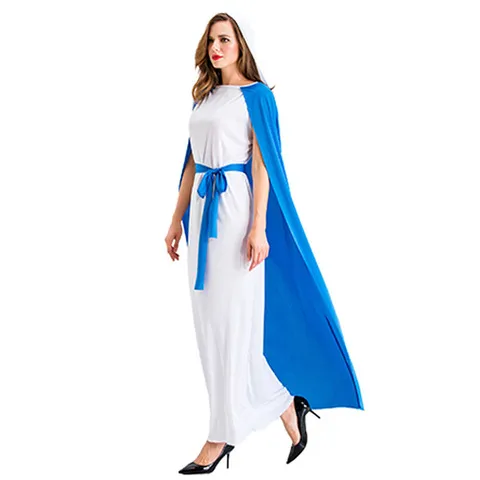 长裙万圣节演出圣母玛利亚cosplay女神舞台神话古希腊北欧表演服