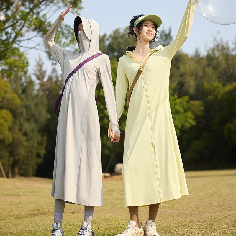 96888防晒衣长裙-2025年高品质连帽防晒衣女士夏季轻薄透气防紫外,女装/女士精品,时尚防晒服,淘宝优惠券,粉丝福利购,淘宝优惠卷