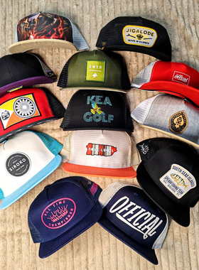 2025新款ins潮牌牛仔春夏杂款嘻哈平沿硬顶网眼檐棒球帽snapback