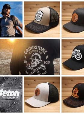 4月欧美小众新风潮山野穿行滑雪春夏反戴圆顶硬顶弯檐网眼棒球帽