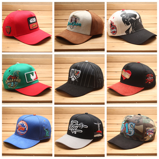 9月ins美式 CAP棒球帽 潮牌复古篮球联名高冠硬顶弯檐刺绣baseball