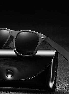 情侣偏光太阳镜经典方框时尚