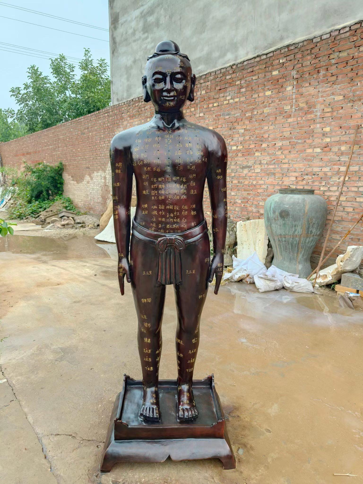 铜人摆件装饰品穴位经络