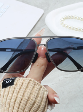 痞帅风飞行员太阳镜男士开车徒步