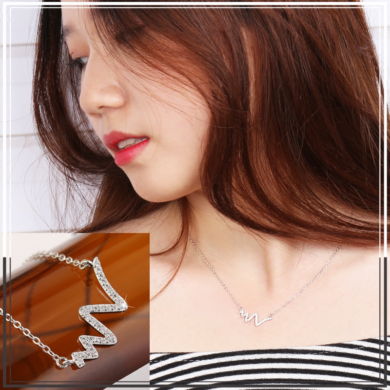 蛇形不掉色锆石锁骨链明星同款