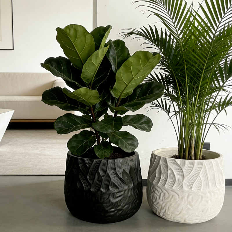 北欧极简镁泥花盆家居软装客厅阳台侘寂风落地仿水泥大号花盆花插,鲜花速递/花卉仿真/绿植园艺,花盆,淘宝优惠券,粉丝福利购,淘宝优惠卷