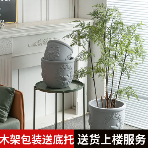 泥彩家镁泥广东潮州北欧风浮雕