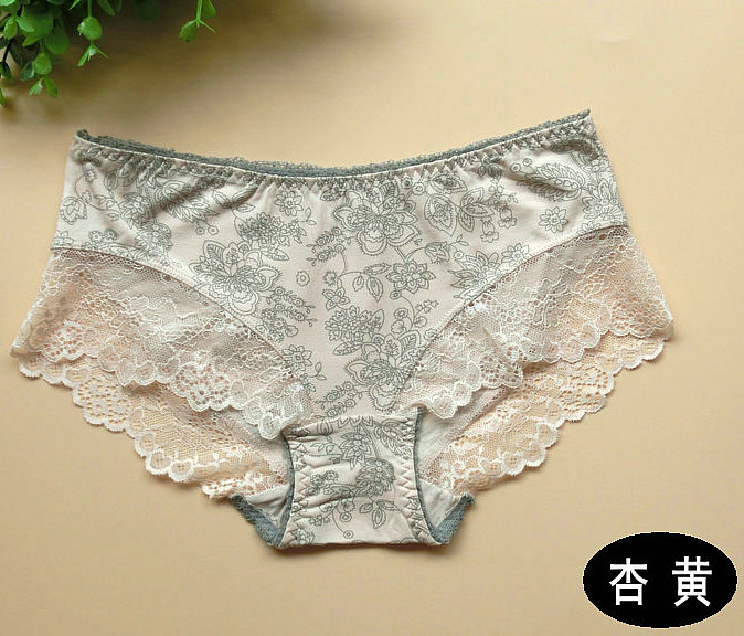 蝶安芬蕾丝无痕莫代尔女士内裤