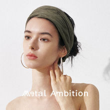 慵懒感发带女2025新款大头围发饰高级感洋气时尚宽边发饰头饰扎发