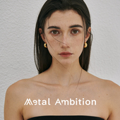 复古耳饰女高级感法式 金色耳环耳钉素圈纯银耳圈轻奢镀金小众中古