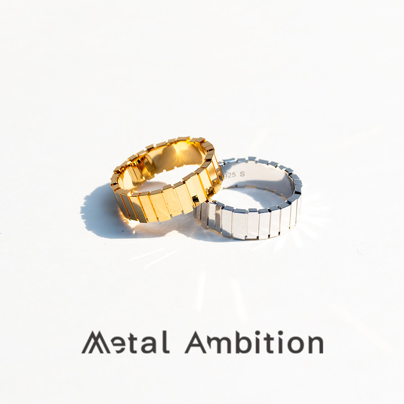 Striped Ring for Women with Niche Design & High-End Feel - Taobao product photo 2