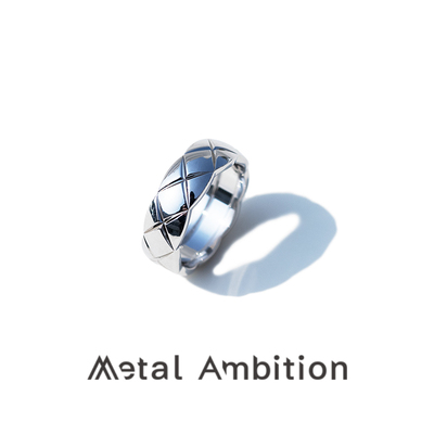 林格纹纯银戒指女高级感轻奢