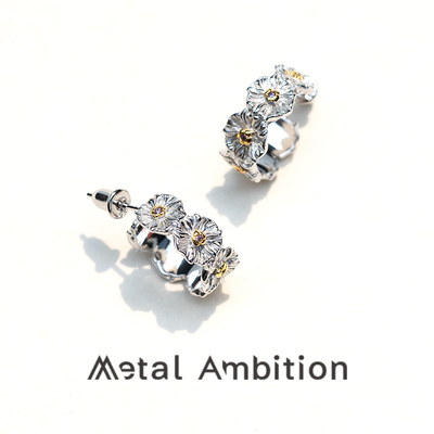 纯银锆石女高级感耳钉