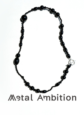 玛瑙纯银串珠女高级感项链