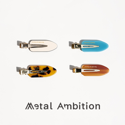 彩色醋酸边夹刘海夹发饰韩版夹子轻巧2025新款侧边夹