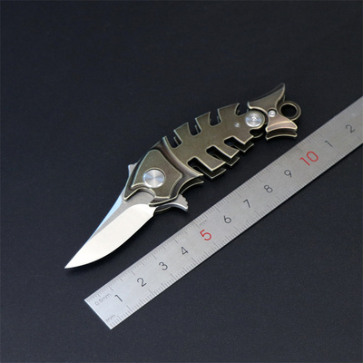 狼之魂M390钢钛合金柄锋利小刀