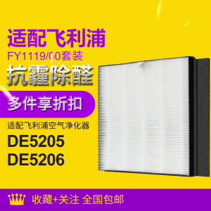 适用飞利浦空气净化器滤芯DE5206 DE5205除湿机过滤网FY1119/00